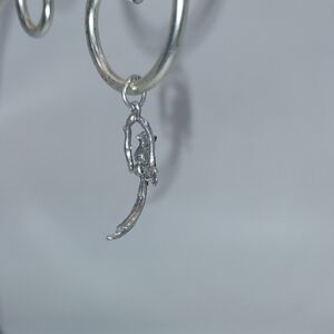 Vintage Sterling silver Parrot Charm movable